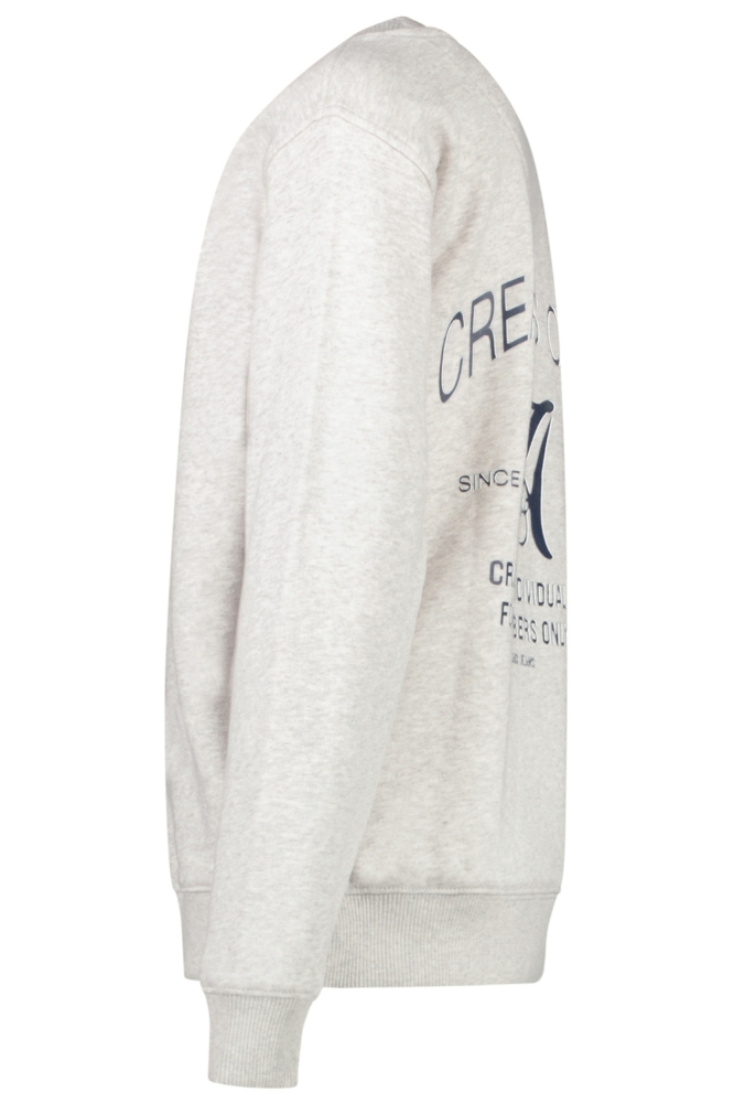 Cars grijze heren sweater | Zijaanzicht