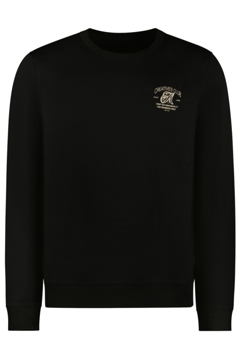 Cars zwarte heren sweater | Vooraanzicht