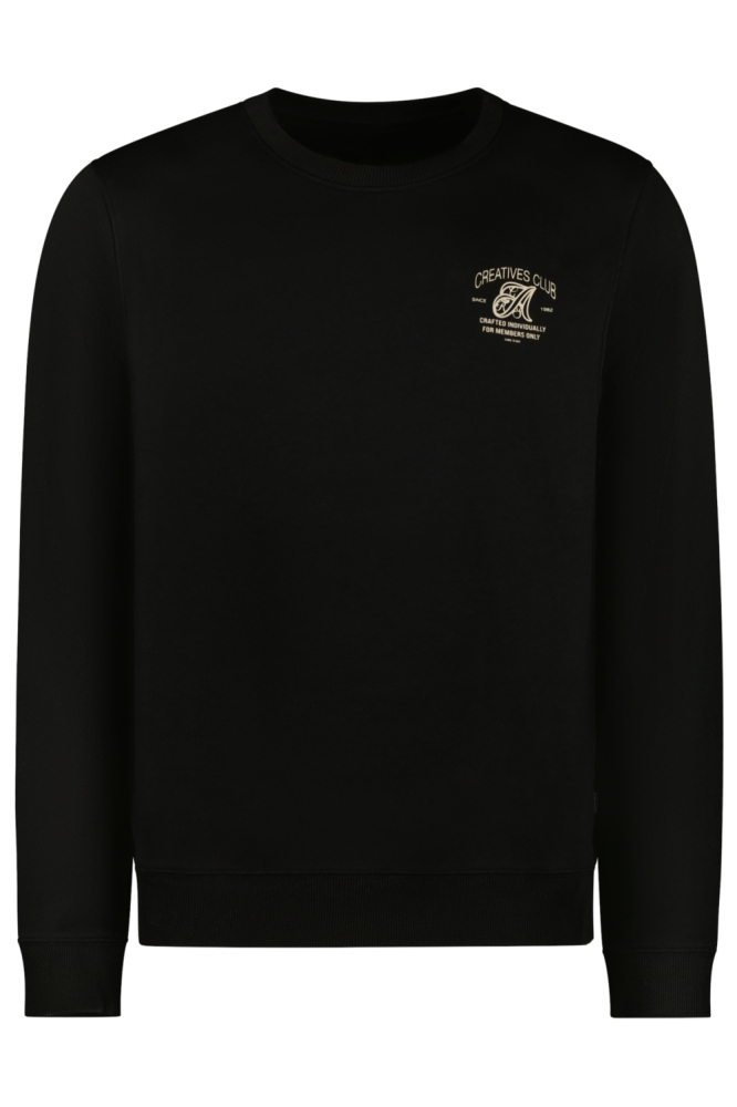 Cars zwarte heren sweater | Vooraanzicht