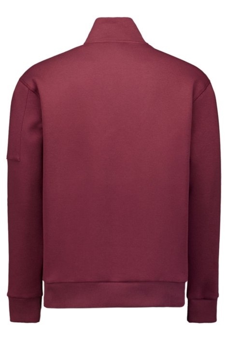 NO-EXCESS paarse heren sweater | Achteraanzicht