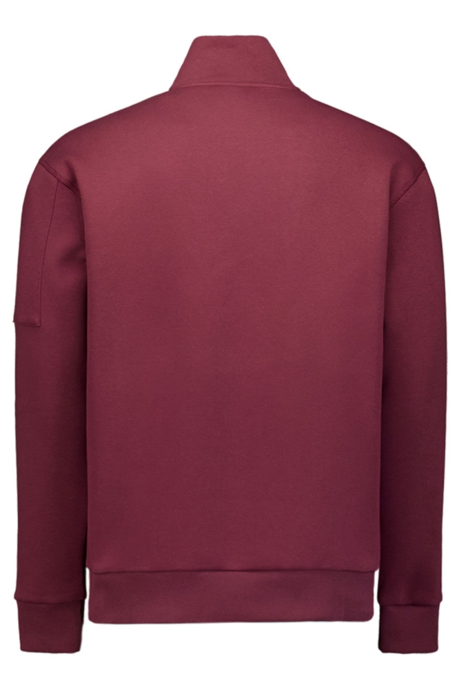 NO-EXCESS paarse heren sweater | Achteraanzicht