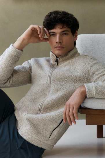 NO-EXCESS Vest TEDDY VEST 29100919 015 SAND