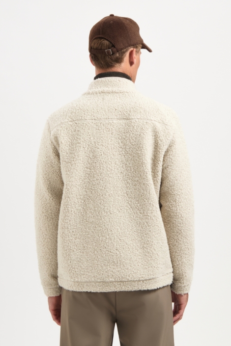 NO-EXCESS beige heren vest | Model achteraanzicht