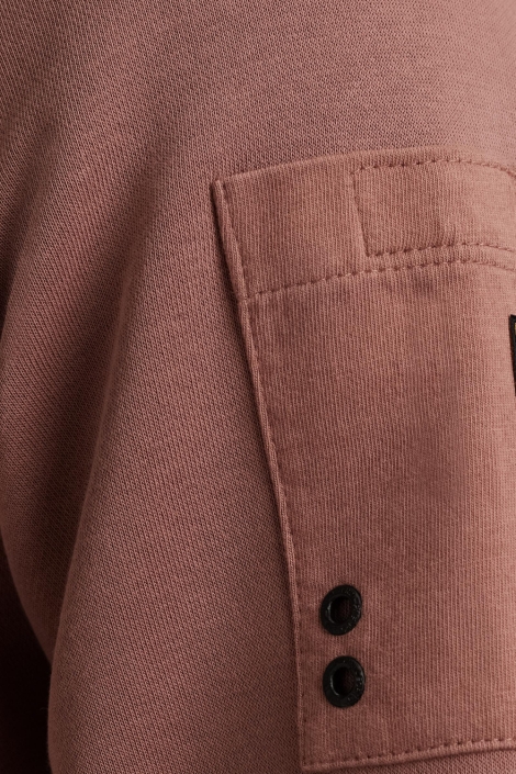 PME legend roze heren sweater | Close up