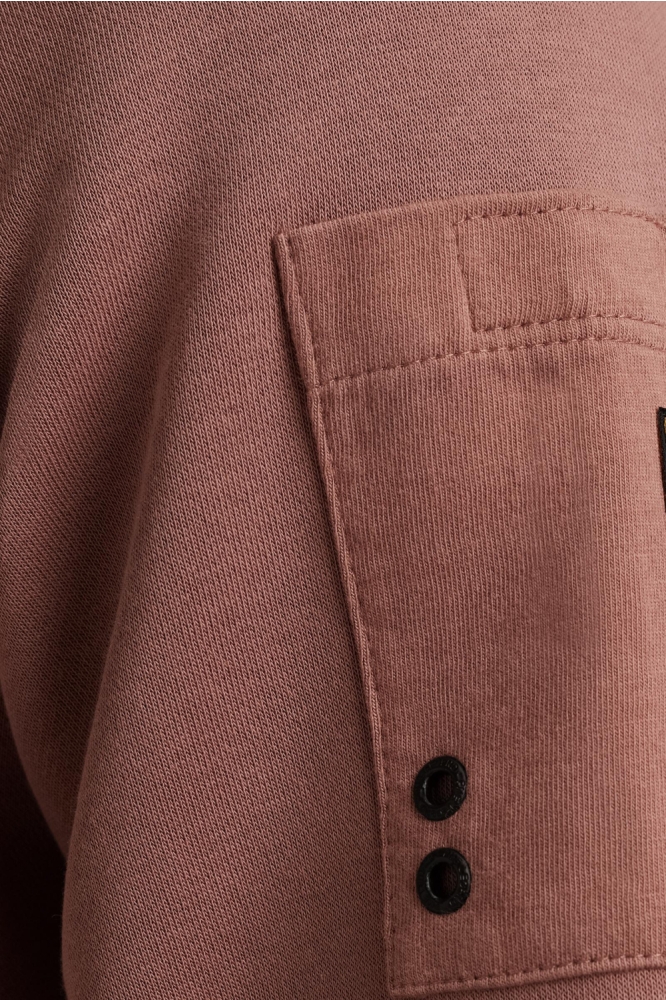 PME legend roze heren sweater | Close up