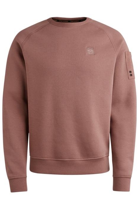 PME legend roze heren sweater | Vooraanzicht