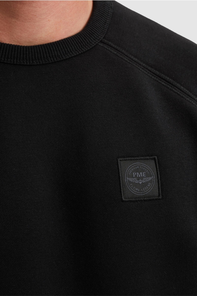 PME legend zwarte heren sweater | Close up