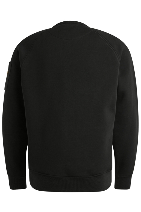 PME legend zwarte heren sweater | Achteraanzicht