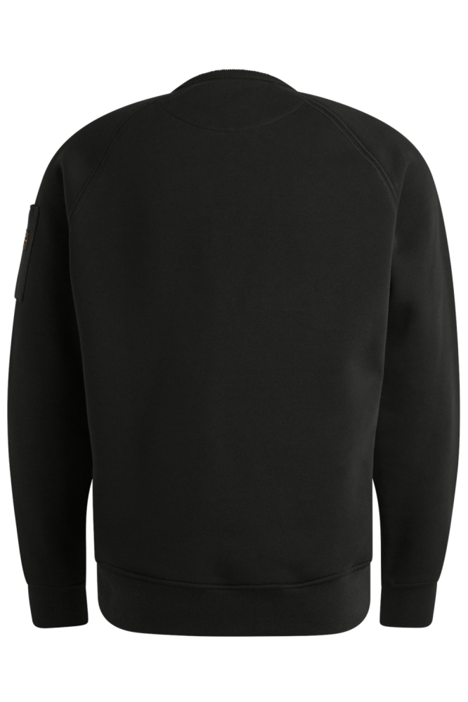 PME legend zwarte heren sweater | Achteraanzicht