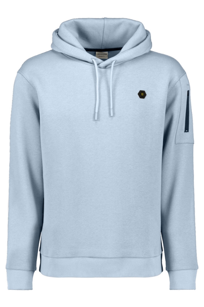 NO-EXCESS blauwe heren sweater | Vooraanzicht