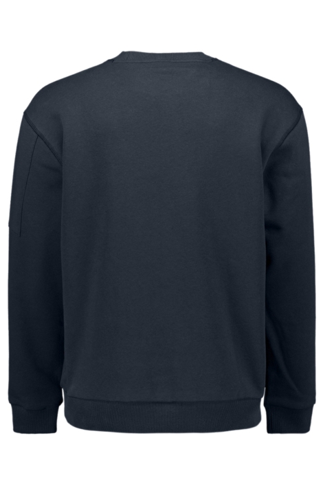 NO-EXCESS blauwe heren sweater | Achteraanzicht