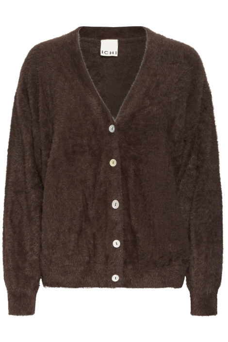 Ichi bruine dames vest | Vooraanzicht