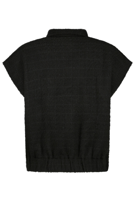 Cars zwarte dames gilet | Achteraanzicht