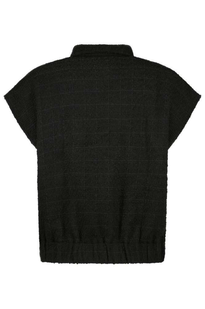 Cars zwarte dames gilet | Achteraanzicht