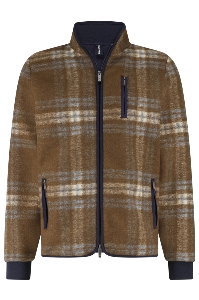 State of Art bruine heren vest | Vooraanzicht