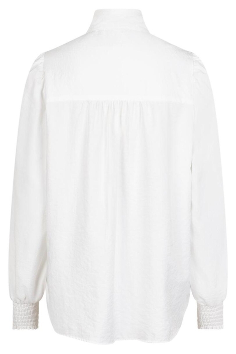 Red Button witte dames blouse | Achteraanzicht