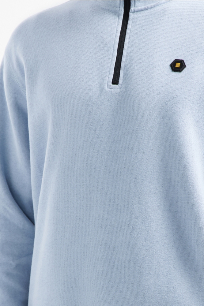 NO-EXCESS blauwe heren trui | Close up