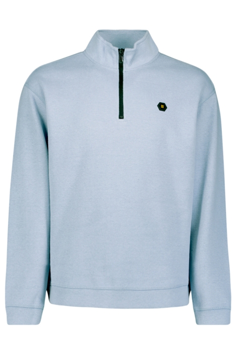 NO-EXCESS blauwe heren trui | Vooraanzicht