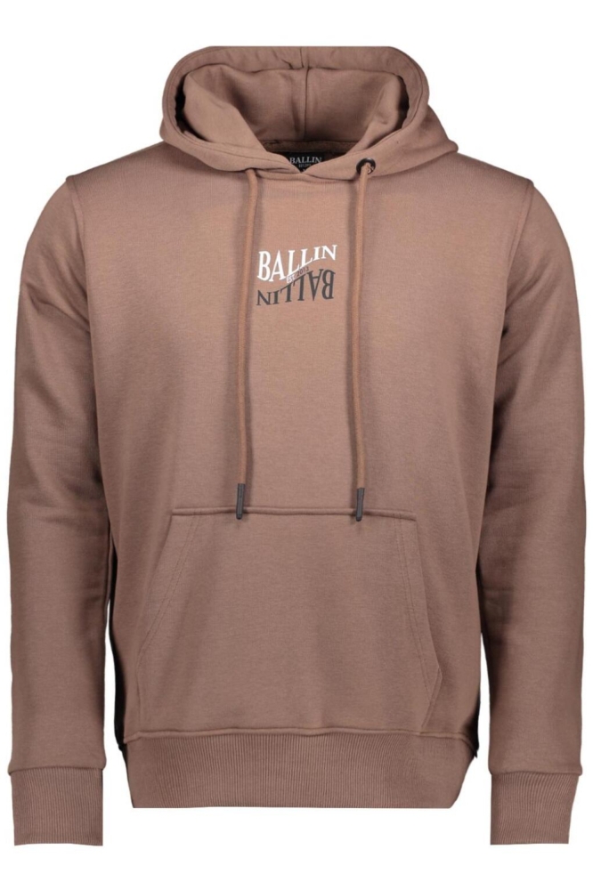 Ballin bruine heren sweater | Vooraanzicht