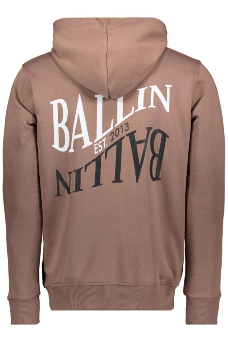 Ballin bruine heren sweater | Achteraanzicht