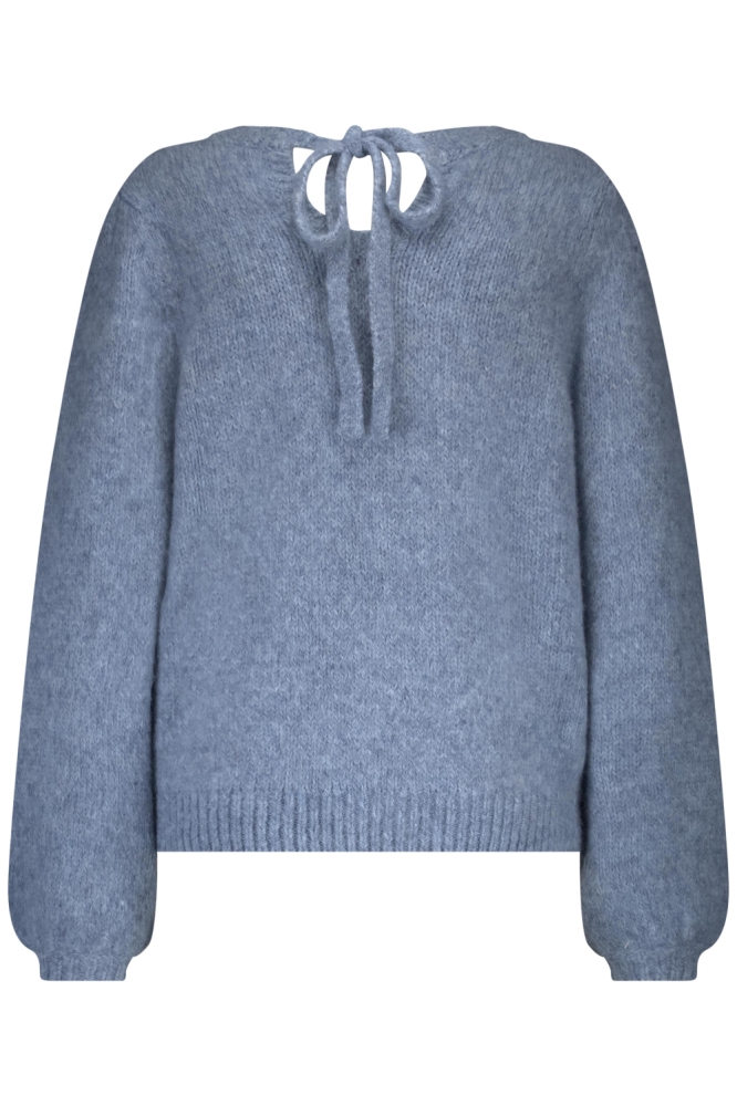 Red Button blauwe dames trui | Achteraanzicht