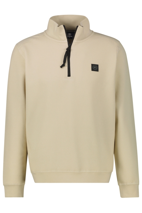 Lerros beige heren trui | Vooraanzicht