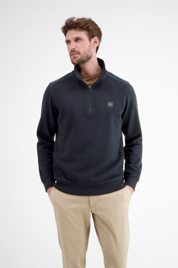 Lerros Trui TRUI IN SPORTIEVE STRUCTUUR 2594421 485 CLASSIC NAVY