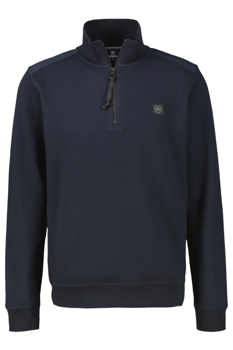 Lerros blauwe heren trui | Vooraanzicht