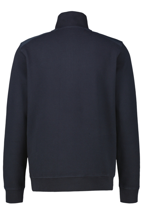 Lerros blauwe heren trui | Achteraanzicht