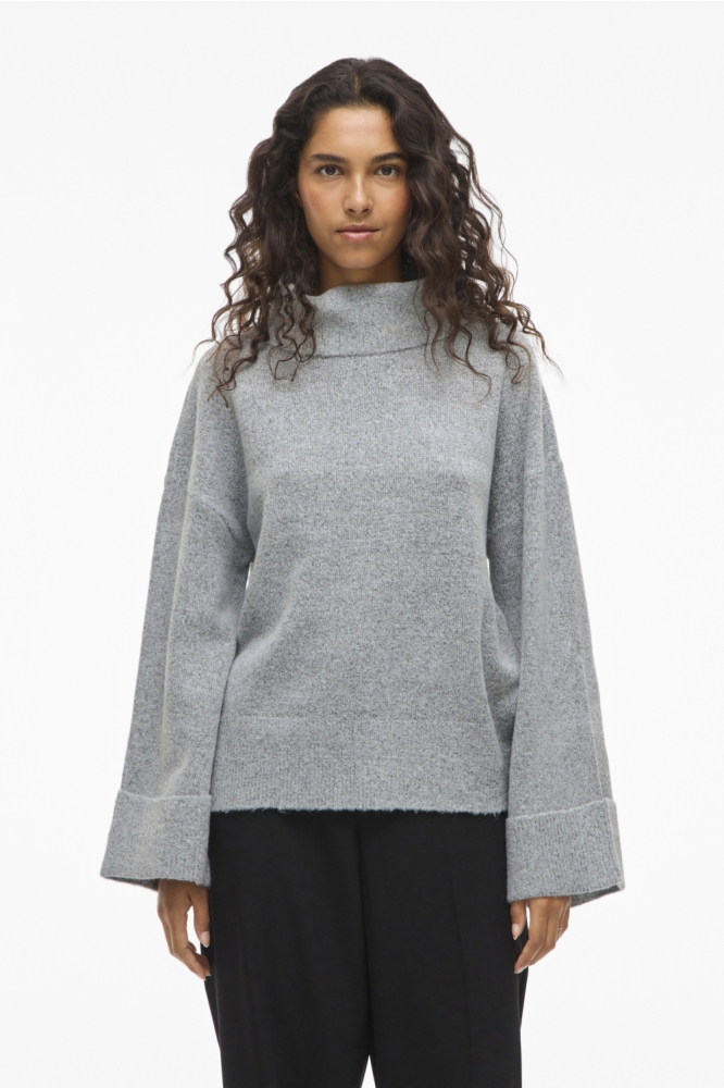 Vila grijze dames trui | Model