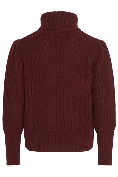 Vila bordeaux dames trui | Achteraanzicht