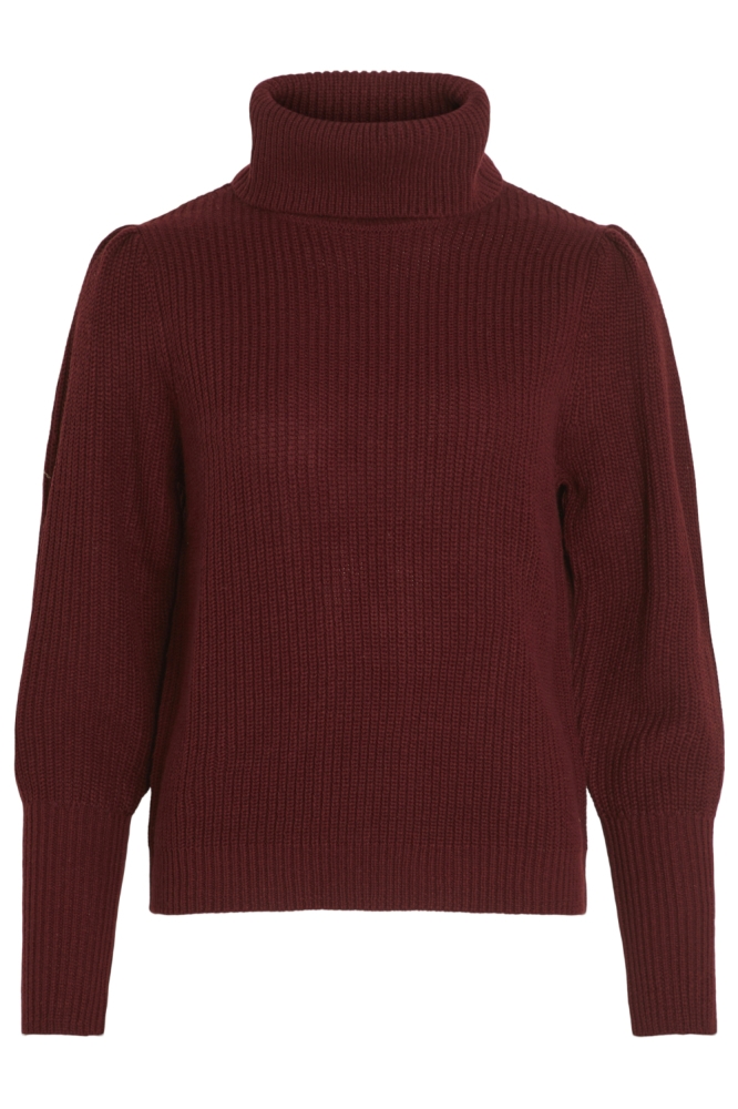 Vila bordeaux dames trui | Vooraanzicht