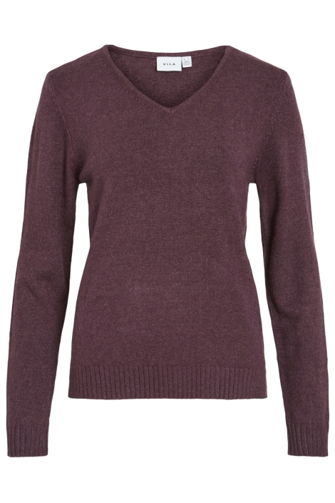 Vila bordeaux dames trui | Vooraanzicht