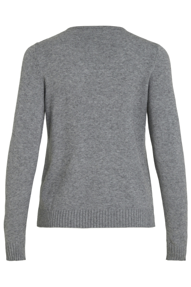 Vila grijze dames trui | Achteraanzicht