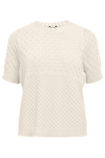 Object OBJNOA SS RE KNIT PULLOVER NOOS 23048124 Birch