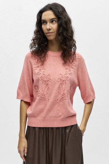 Object objlaney rubin ss pullover noos Roze