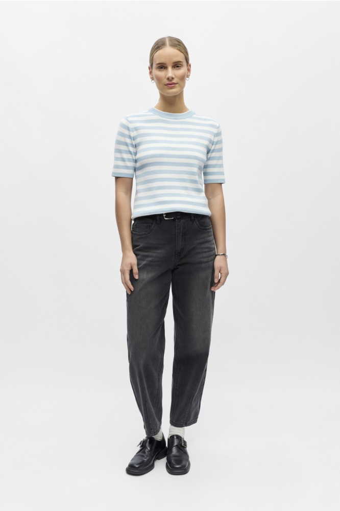 Object blauwe dames trui | Model