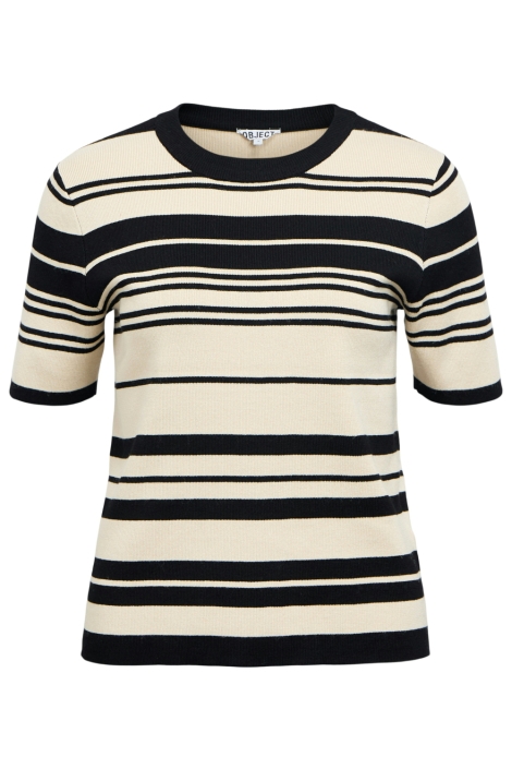 Object beige dames trui | Vooraanzicht