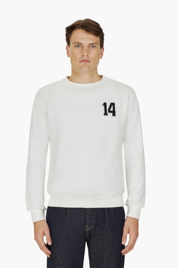 Cruyff BOUCLE 14 CREWNECK CA253022 151 SNOW WHITE