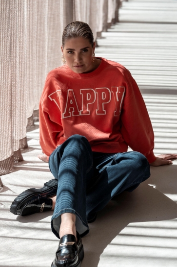 Geisha Trui COMFY SWEATER HAPPY 52580 21 N ROSEWOOD