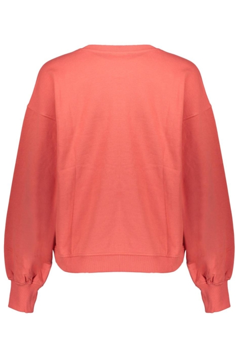 Geisha oranje dames sweater | Achteraanzicht