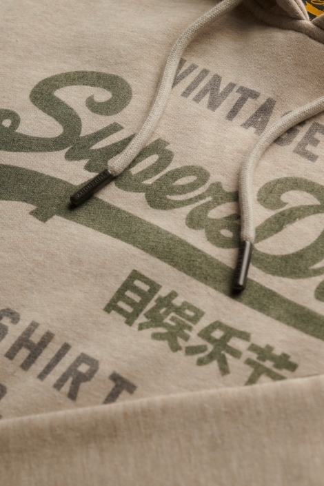 Superdry beige heren sweater | Kleurstaal