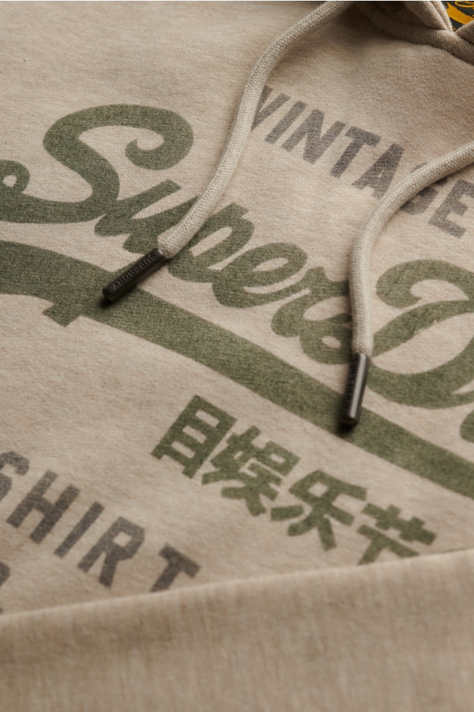 Superdry beige heren sweater | Kleurstaal