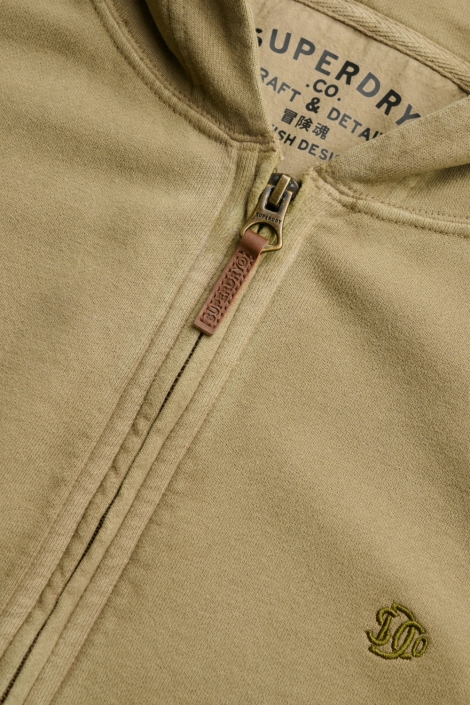 Superdry groene heren vest | Kleurstaal