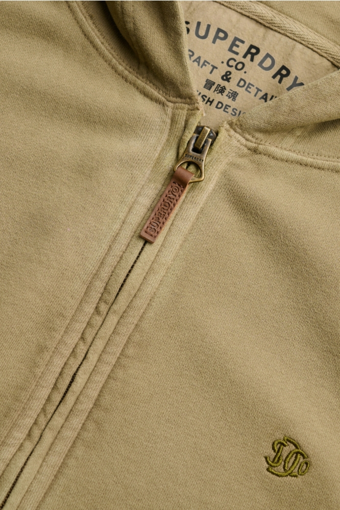 Superdry groene heren vest | Kleurstaal