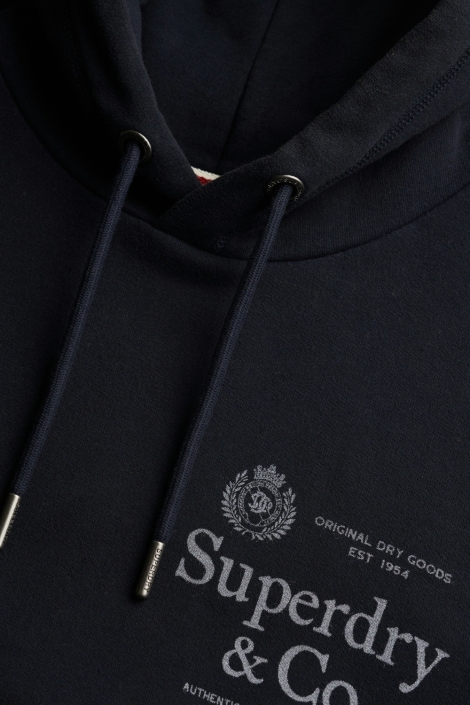 Superdry blauwe heren sweater | Kleurstaal