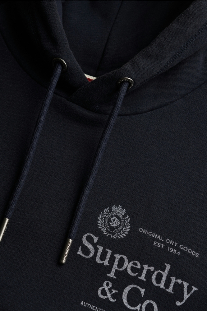 Superdry blauwe heren sweater | Kleurstaal