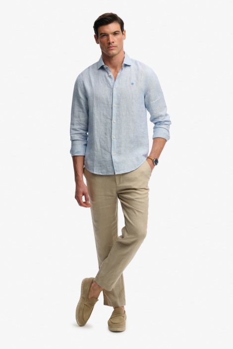 Superdry blauwe heren overhemd | Model