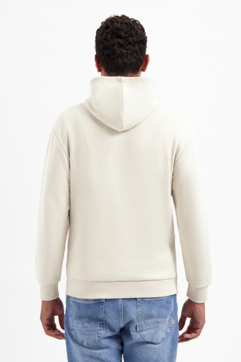 NO-EXCESS beige heren vest | Model achteraanzicht