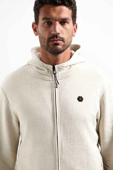 NO-EXCESS beige heren vest | Close up